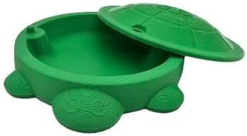 Mini Sandbox Turtle With Lid Cap | Reptile Feeder