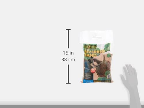Exo Terra Riverbed Sand, 10-Pounds - Real Riverbed Sand with No Added Dyes or Chemicals (Pack of 3)