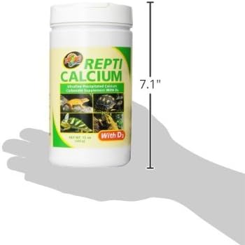 Zoo Med (3 Pack) Reptile Calcium with Vitamin D3, 12-Ounce Each