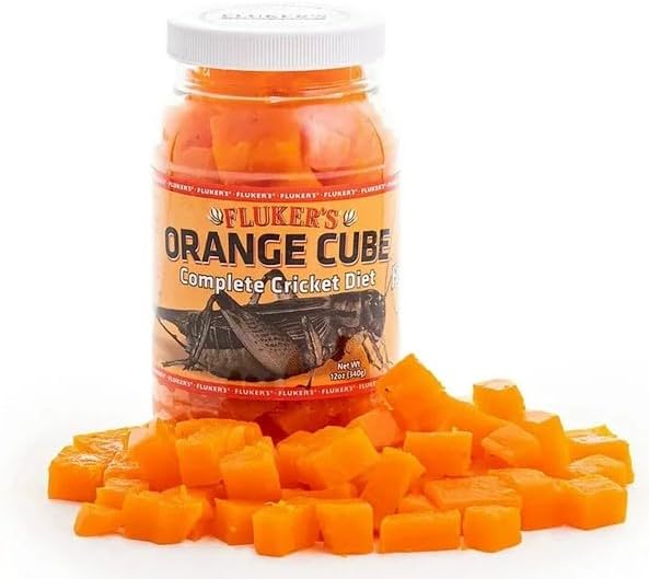 Fluker's Orange Cube Complete Cricket Diet 12 oz - Pack of 2