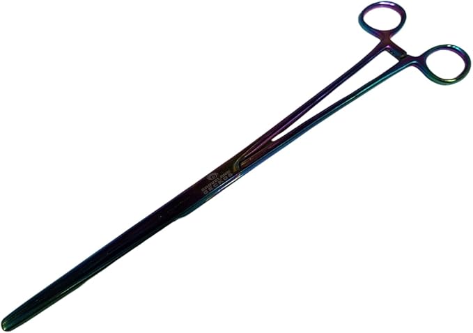 12" (30cm) Chameleon Chrome Hemostat Forceps Bearded Dragon Corn Snake Ball Python Crested Gecko Snake Lizard Leopard Gecko Turtle Tortoise Frog