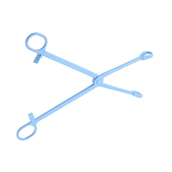Yinhing Blue Plastic Clamp/Holder for Feeding Snakes Lizards And Reptiles Essential Tool for Pet Care And Animal Nutrition