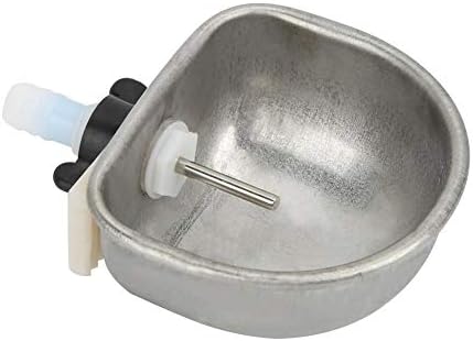 10PCS Stainless Steel Rabbit Water dispenser Rabbit Water Feeder with Bowl Automatic Rabbit Drinker Removable Hanging Pet Cage Water Bowls Rabbit Drinking Equipment