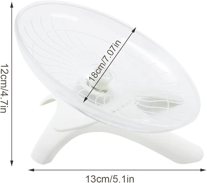 2 Packs, Hamster Water Bottle + Hamster Wheel Hamster Flying Saucer for Dwarf Hamsters Gerbil Mice
