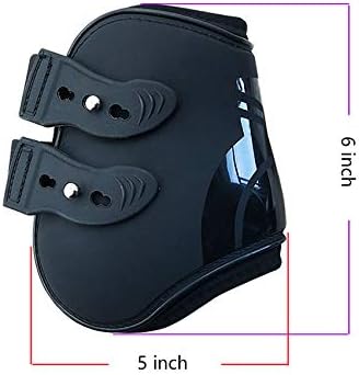Open Front Jumping Tendon Horses Boots, Secure Leg Protection, Lightweight and Tough Dressage Horse Riding Equestrian Equipment