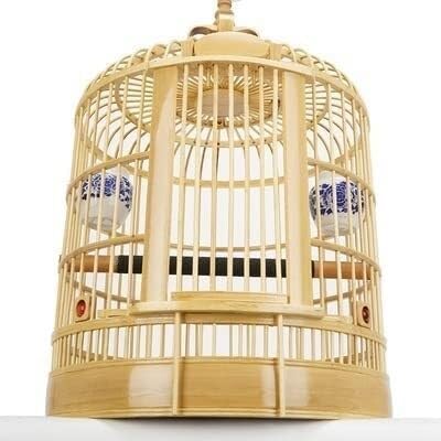 Round Bird Cage Large Bird Carrier Handmade Flight Birdcage Capacity Travel Carrier Cage Bird Aviary Bamboo Parrot Cage Budgie Cage