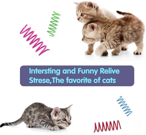 24PCS 12Colors Cat Spring Toys for Indoor Cats - Image 6