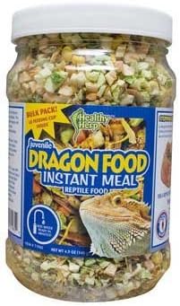 Healthy Herp Juvenile Dragon Food Instant Meal 3.9-Ounce (110 Grams) Jar