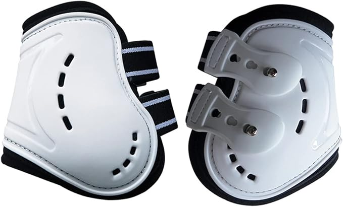 Horse Boots Open Front Jumping Tendon Sport Boots, Hind Fetlock Boots, Secure Leg Protection, Classic Breathable Equine Supplies, Set of 4