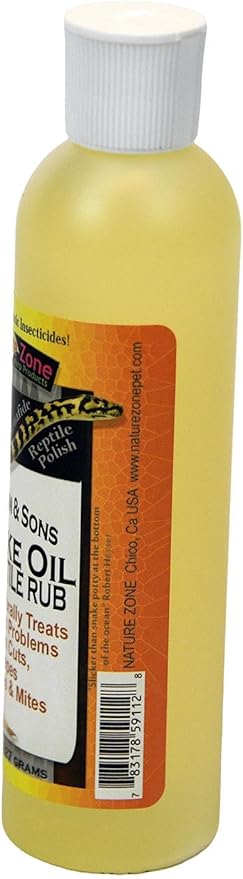 Nature Zone Benson & Sons Snake Oil and Reptile Rub - 8 fl Oz