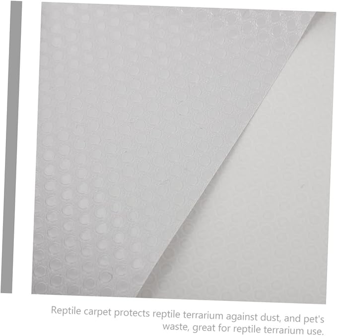 FRCOLOR 2pcs Reptile Substrate Mat Bearded Dragon Tank Bedding Leopard Gecko Carpet Safe Eva Material Liner Comfortable Terrarium Carpet for Reptile