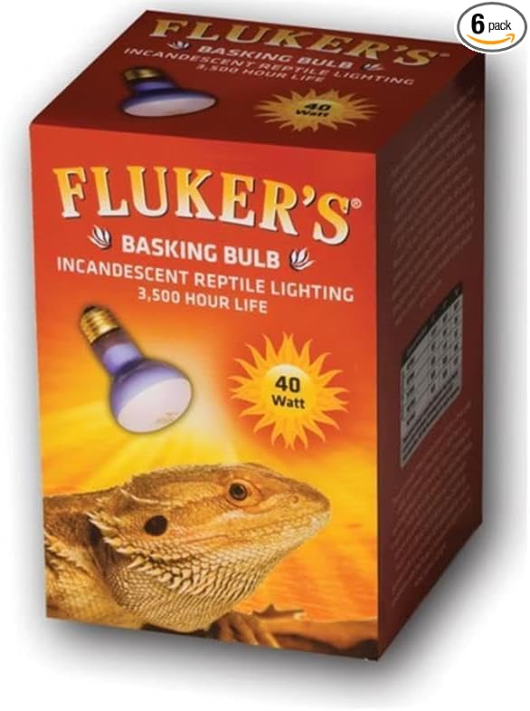Fluker's Incandescent Basking Bulb 40 Watt - Pack of 6