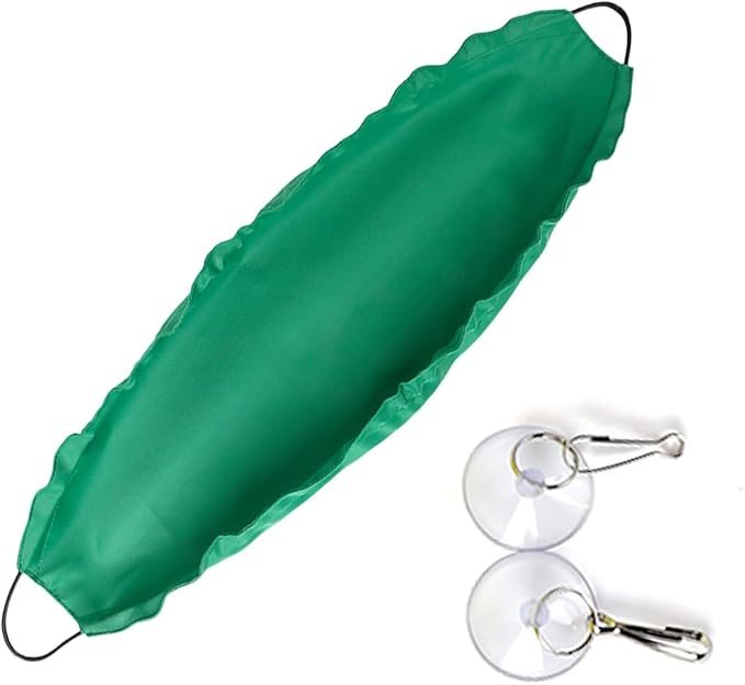 Reptile Hammock, Bearded Dragon Tank Accessories Lizard Hammock Reptile Lounger for Lizard Gecko Snakes Chameleon Lguana Reptiles (Green)