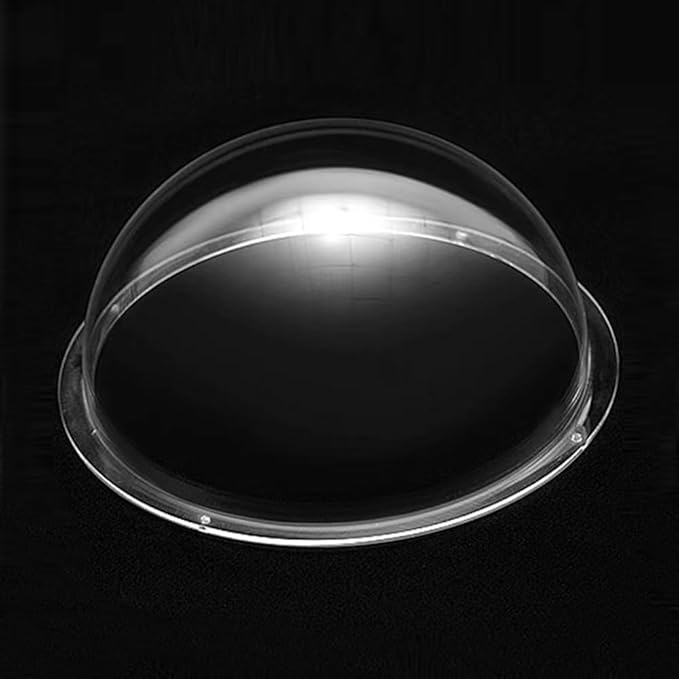 LOTOWELZON 6.69inch Acrylic Replacement Transparent Clear Camera Dome Cover Security Camera Housing Pet Dog Fence Window Skylight Window (ID170mm*H85mm/6.69 * 3.35in)