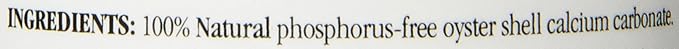 Rep-Cal 52298 Phosphorous-Free Calcium Powder Reptile/Amphibian Supplement Without Vitamin D3, 4.1 oz,White (Pack of 2)