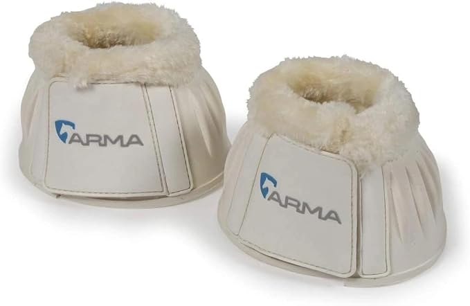 ARMA Fleece Trim Bell Boot (White, Full)