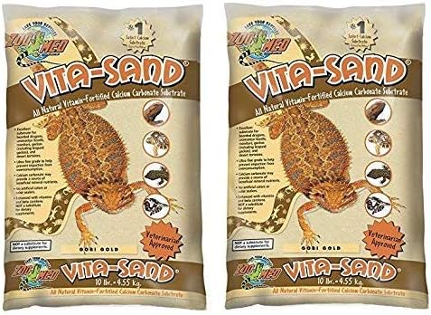 Zoo Med Vita Sand 10 Pounds Gold (2-Pack)