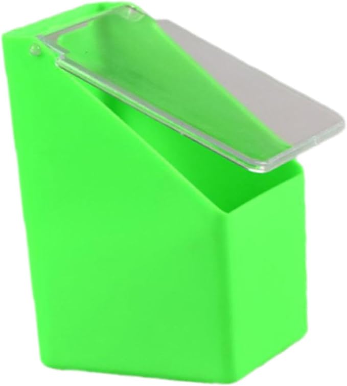 Pigeon Feeder, Food Storage Case, Single Hole Hanging Box, Dove Bird Feeding Case for Parrots Canaries Chickens Pigeons, Green