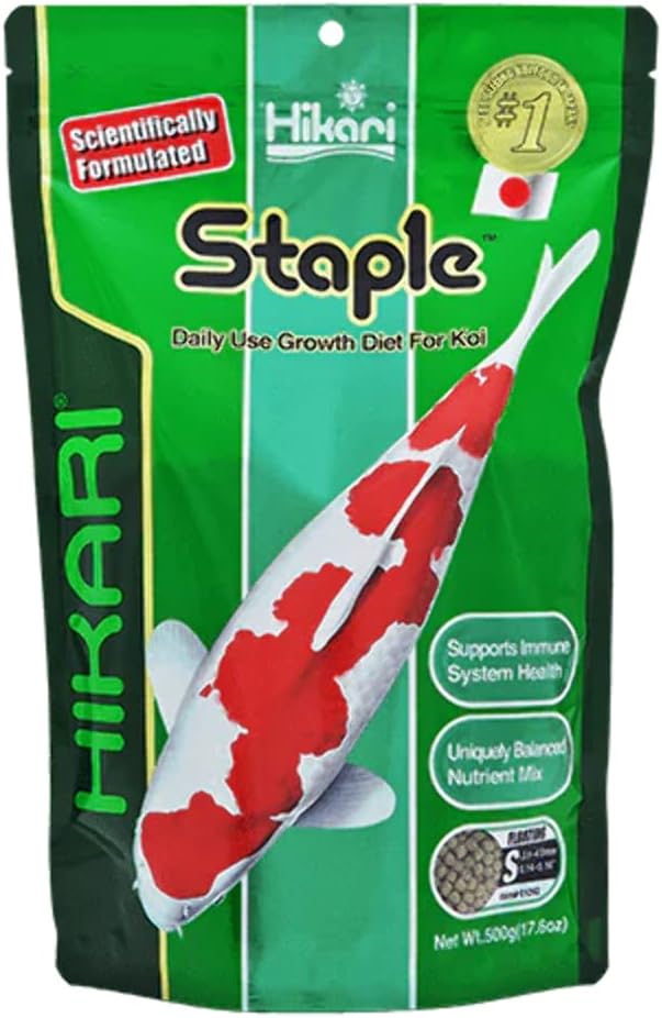 Hikari 4.4-Pound Staple Floating Pellets for Koi and Pond Fish, Medium
