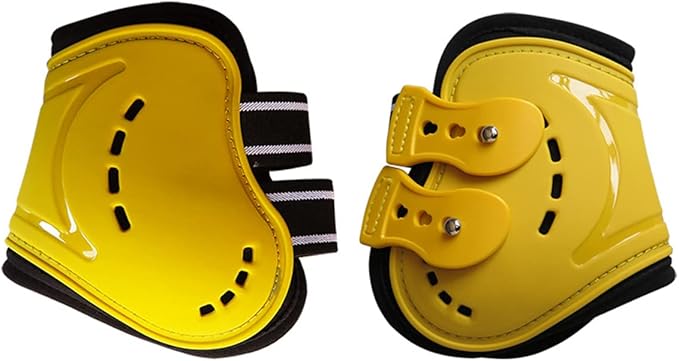 Horse Boots Open Front Jumping Tendon Sport Boots, Hind Fetlock Boots, Secure Leg Protection, Classic Breathable Equine Supplies, Set of 4