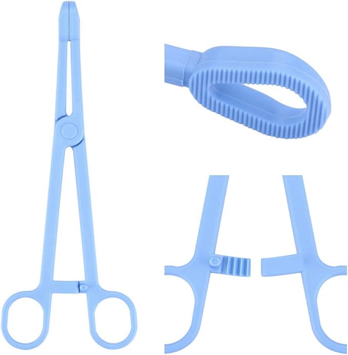 Reptile Feeding Tongs Reptile Feeding Clip Reptile Plastic Tweezers Tongs Feeding Tool