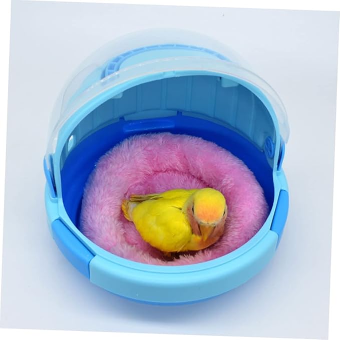Portable Handheld Bird Travel Cage for Small Parrots Lightweight PET Carrier Perch Suitable for Outdoor Use for Budgerigar and Finch