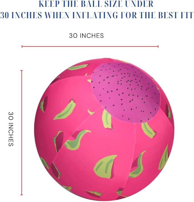 40 Inch Horse Ball Cover, Ball Cover for Horses,High-Strength Fabric,Pitaya Pattern