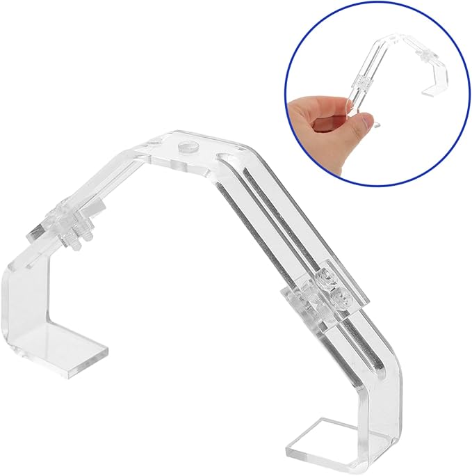 BESPORTBLE 2pcs Aquarium Lamp Clip Holder Light Fixing Claw for Fish Tank Terrarium Durable Support for Reptile Heating Lights Easy to Install Locking Mechanism