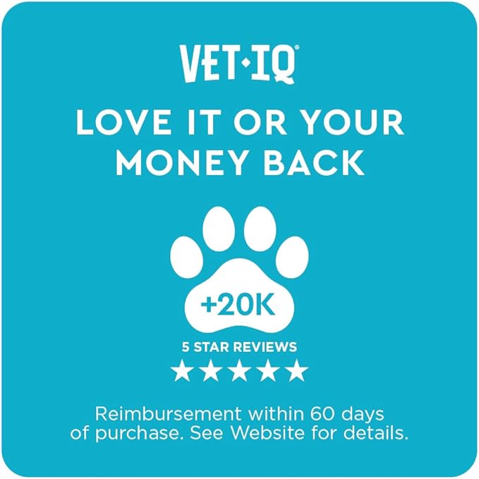 VetIQ Hip & Joint Supplement for Cats, Chicken Flavored Joint Health Supplement with Glucosamine and Green Lipped Mussel for Mobility and Arthritis Support, 3.7oz