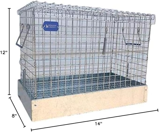 Rabbit Carrier/Transport Cage - 1 Hole (8x14x12)