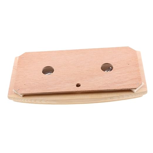 DECHOUS Wooden Hygrothermograph for Sauna Durable Temperature Humidity with Dial Easy to Read Pointer Celsius Scale for Indoor Use and Terrariums