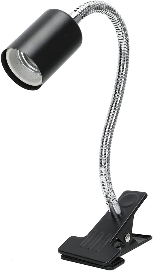 Rotating Adjustable Temperature for Bird Lizard Snake Aquarium Heat Lamps Light Bulbs Reptile Lamp Fixture Holder Clamp, 360 Degreesfor Bird Lizard Snake (US Plug 110V)