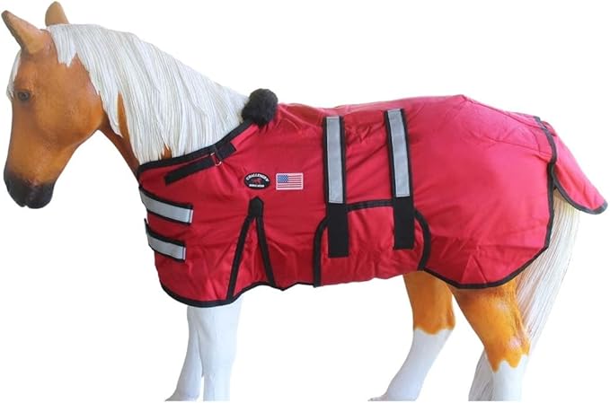 32-36(Small) 1680D Miniature Weanling Donkey Pony Horse Foal Winter Blanket 519TS01RD