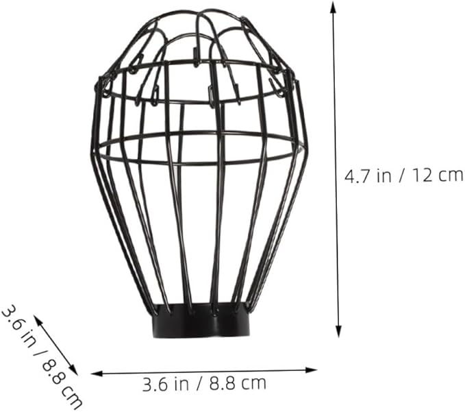 6pcs Reptile Lamp Covers Heating Lamp Mesh Shade Safe Bulb Guard for Terrarium and Reptile Cages Easy to Install and Design