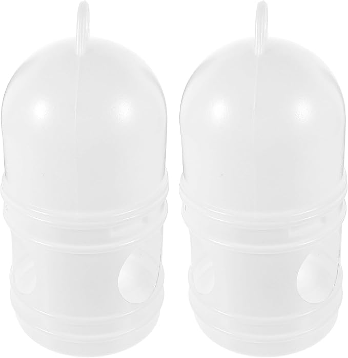 Zerodeko Pigeon Water Dispenser 2-Pack Bird Waterer for Cage Use Automatic Plastic Drinking Feeder for Pigeons Parakeets Doves Easy to Clean and Odorless
