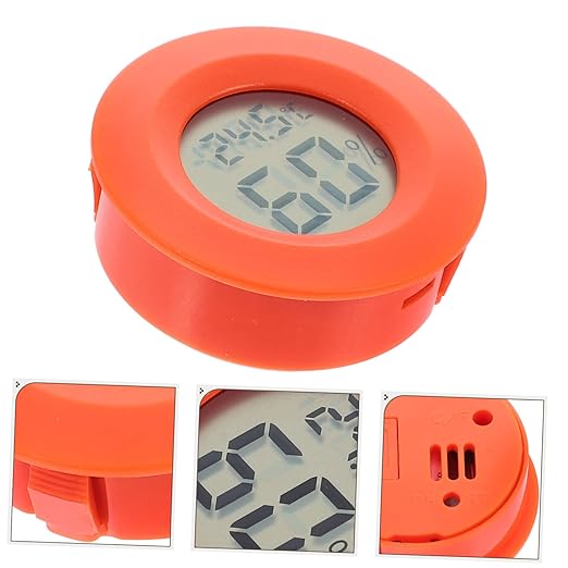 BESTonZON Digital Temperature and Humidity Indoor Thermometer Hygrometer for Home Office Reptile Humidity Gauge Room Thermometer Celsius Display Wall Mountable