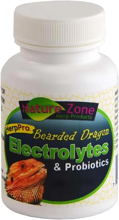 Nature Zone Bearded Dragon Eletrolytes & Probiotics 2.8oz