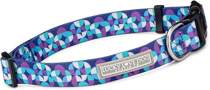 Lucky Love Dog - Adjustable Dog Collar with Easy Click Buckle for Small Dogs, Durable, & Comfortable for Male & Female Dogs, Pet Collar for Puppies & Adult Ones - Jasper, Small
