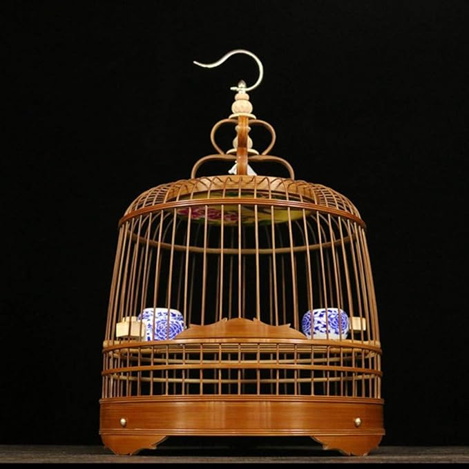 Birdcage Lightweight Bird Carrier, Bird Feeding Cage - Breathable Bird Carrier Parrot Retro Birds Travel Cage for Small Birds Bird Cage