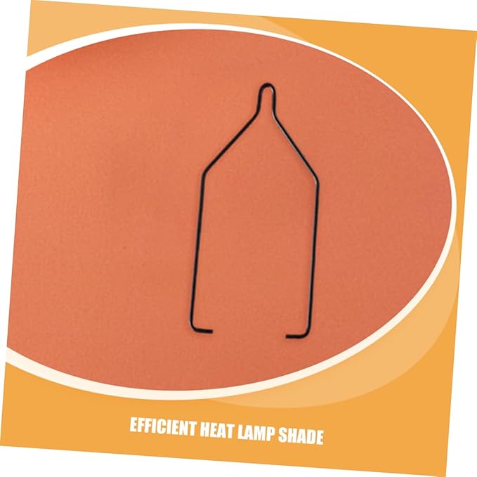 UPKOCH Deep Reptile Light Lampshade: 5.5 Inch Heat Lamp Lampshade with Hook - Heat Lamp Cover with Wide Angle Illumination for Reptile Terrariums