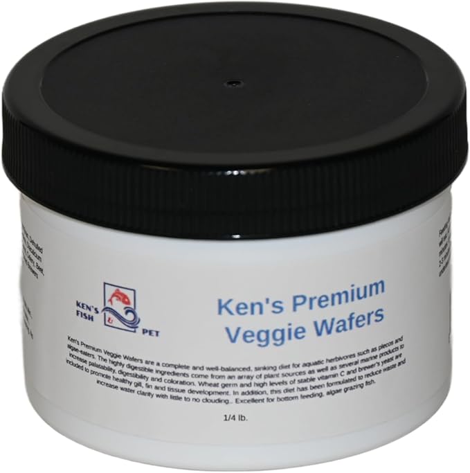 Ken's Fish & Pet Premium Veggie Wafers (4 oz. Jar)