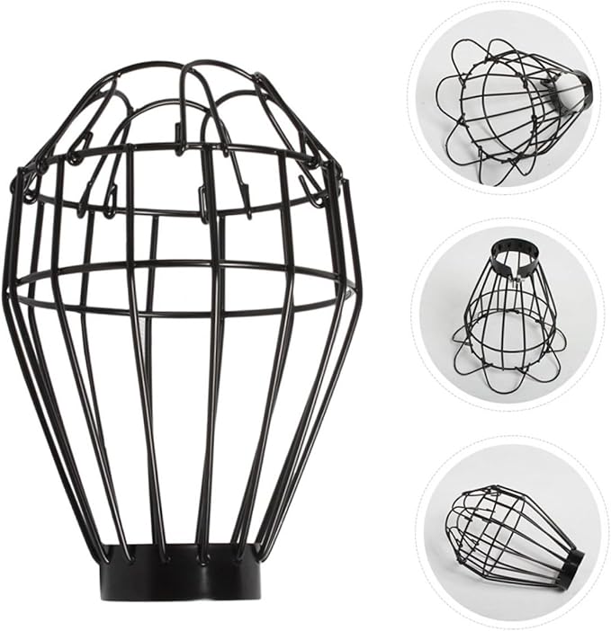 MAGICLULU 10pcs Reptile Heat Lamp Shade Scald Cover for Reptile Enclosure Safe Insulation Dome for Lizards Chameleons and More Design