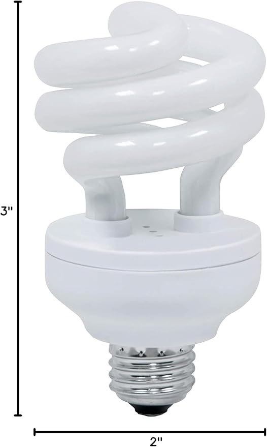 Zilla Canopy Series Fluorescent UVB/UVA Bulbs Tropical 13 W,White, 3.875 in