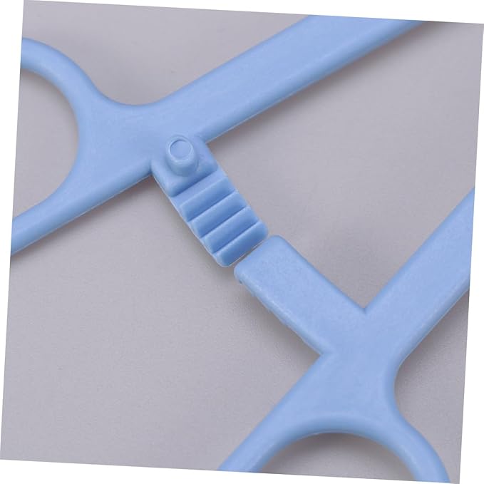 Housoutil 2pcs Plastic Reptile Stool Clamp for Easy Pet Waste Cleanup Stylish Scissors Design for Lizards Birds and Animals