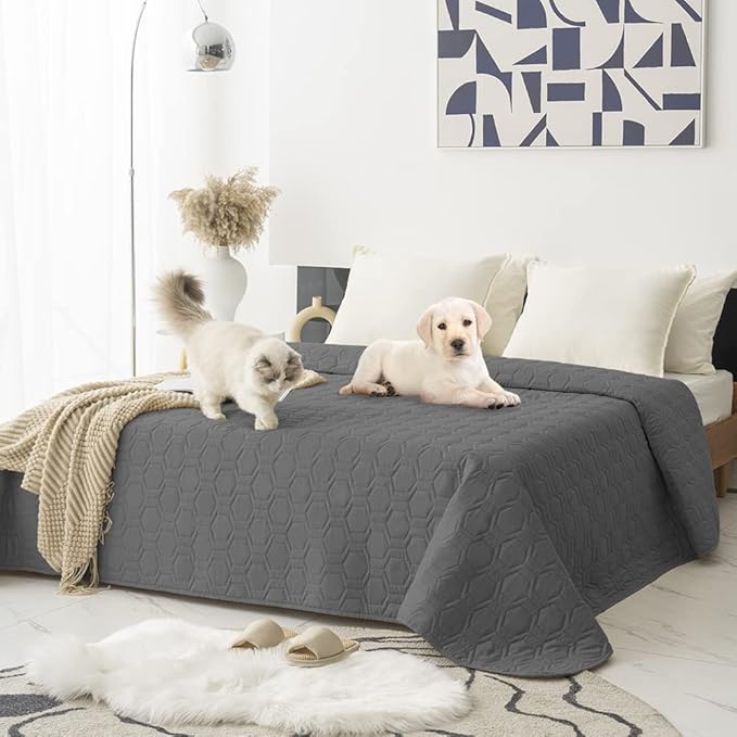 Tcksstex Waterproof and Anti-Slip Dog Bed Cover and Pet Blanket Sofa Pet Bed Mat ,car Incontinence Mattress Protectors Furniture Couch Cover for Most Cats Dogs, Pets