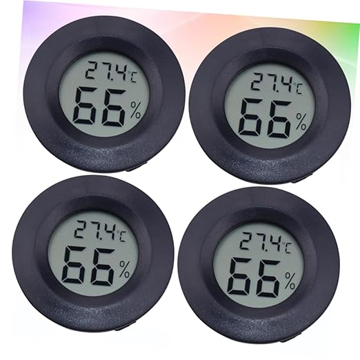 HANABASS 12pcs Digital Thermometer Hygrometer Thermometer Reptile Pet Humidity Acrylic for Home Use