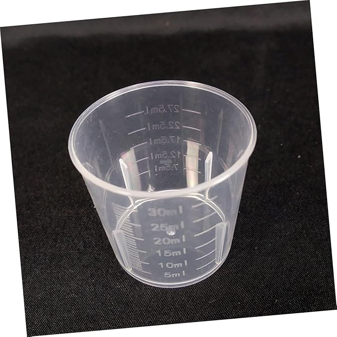 POPETPOP Strong Easy to Pcs Plastic Measuring Cups for Reptiles for Simple Feeding