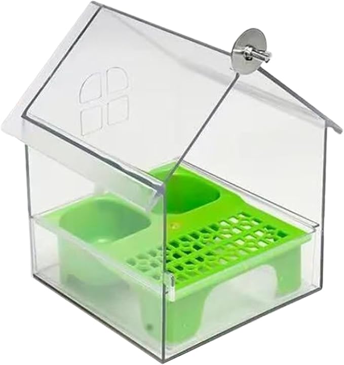 Genérico Hummingbirds, Backyard Birds with Water and Food Container for Small Birds, Abdominal Design Provides a Feeding Station and Bath for Small Birds