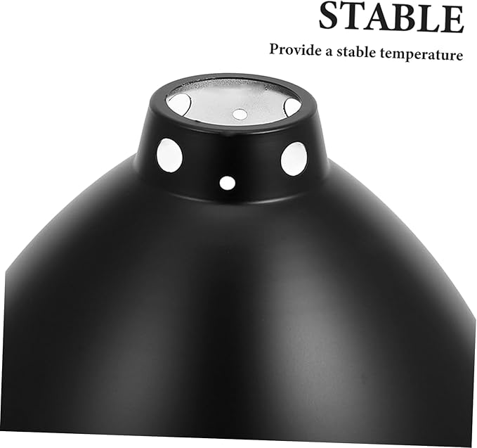 Cabilock 5pcs Reptile Tank Heat Lamp Shade Insulated Reflector for Optimal Light Utilization Easy Installation Fits Standard Reptile Light Fixtures for Lizards and Turtles