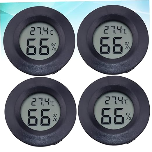 UKCOCO 12pcs Reptile Thermometer Digital Hygrometer Aquarium Thermometer for Pet Store Home Use Temperature Sensor